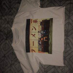 Naruto crop tee Worn twice